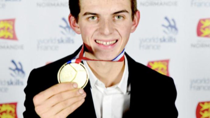 Le 1er décembre 2018, Théo Jeanroy a été médaillé d’or dans son métier «Horticulture». Il est donc champion de France 2018. ©Théo Jeanroy